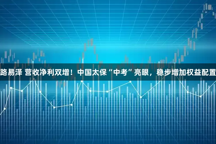 路易泽 营收净利双增！中国太保“中考”亮眼，稳步增加权益配置